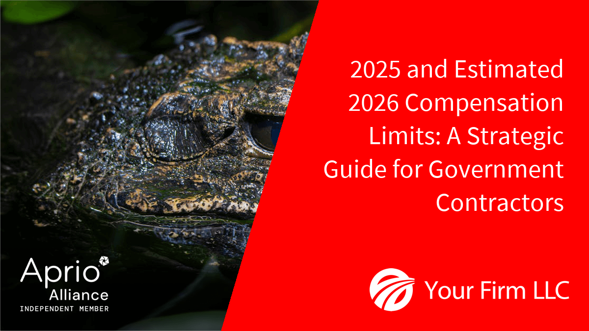 2025 and Estimated 2026 Compensation Limits: A Strategic Guide for Government Contractors
